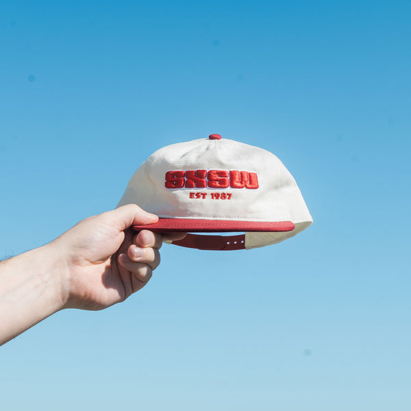 RED TWO TONE HAT