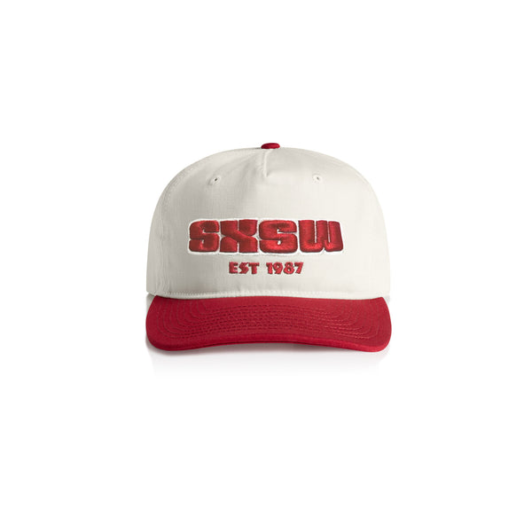 RED TWO TONE HAT