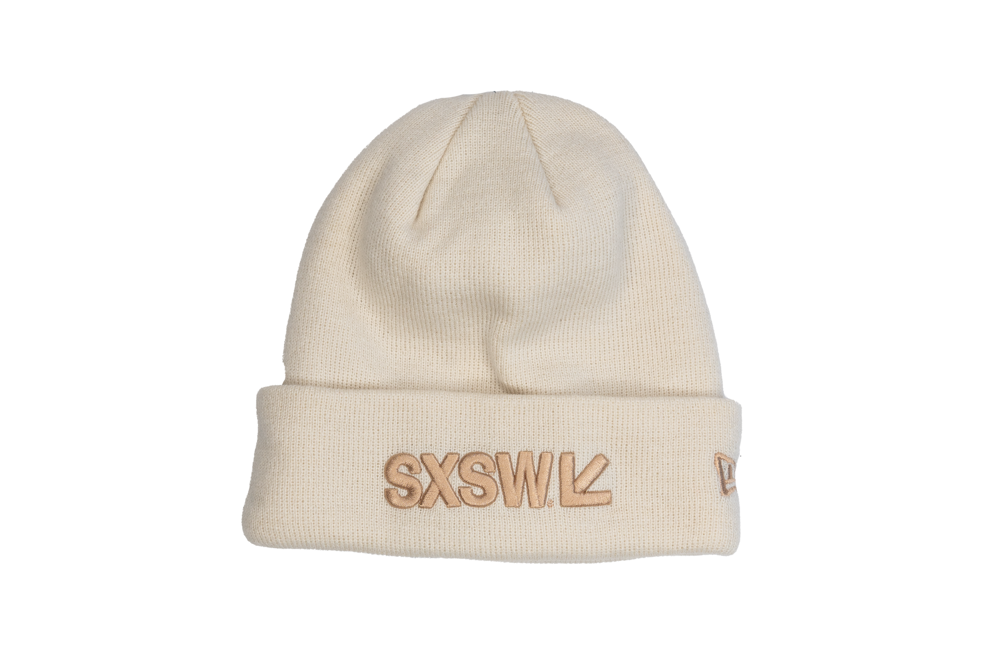 LOGO BEANIE IN PEACH