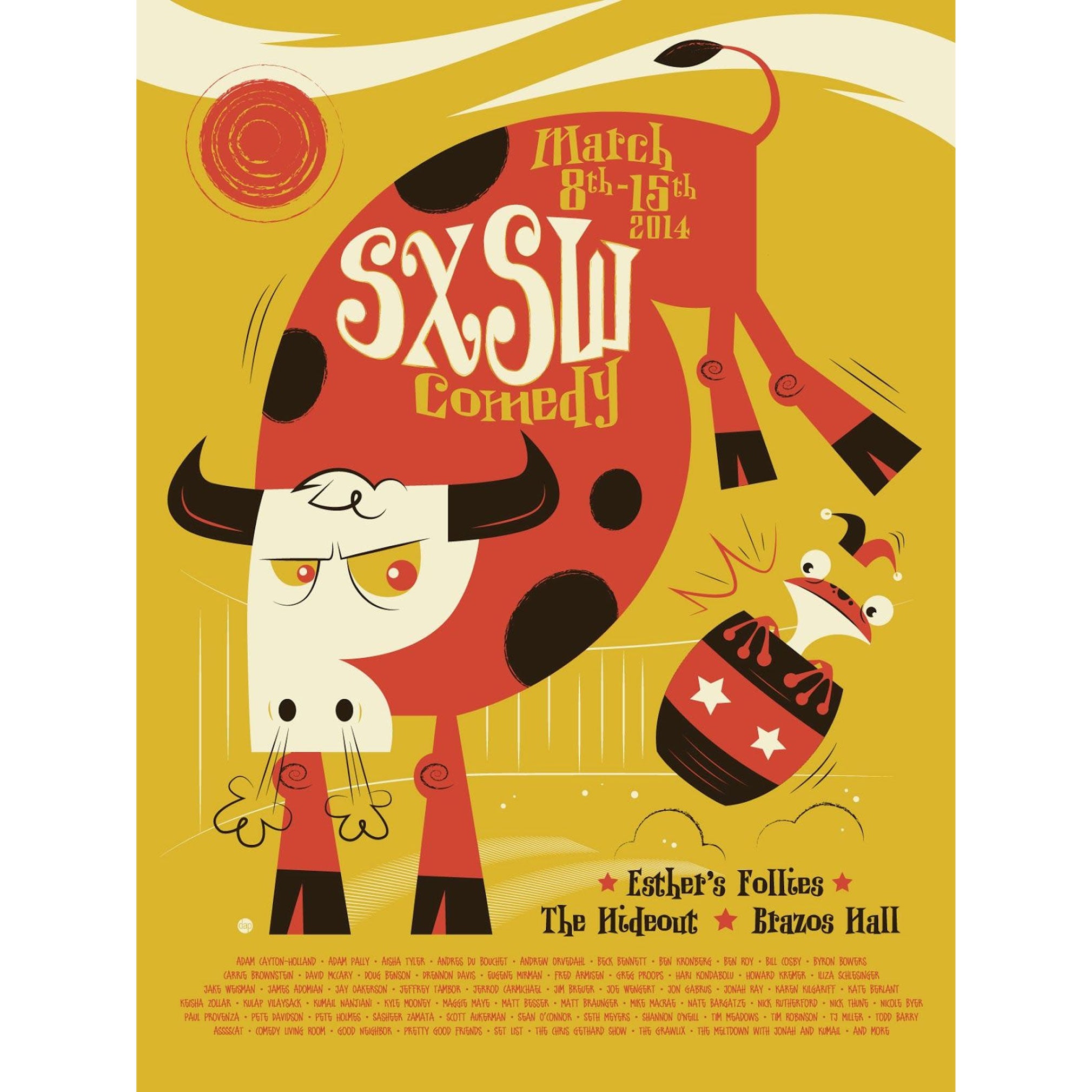 2014 SXSW Comedy Poster