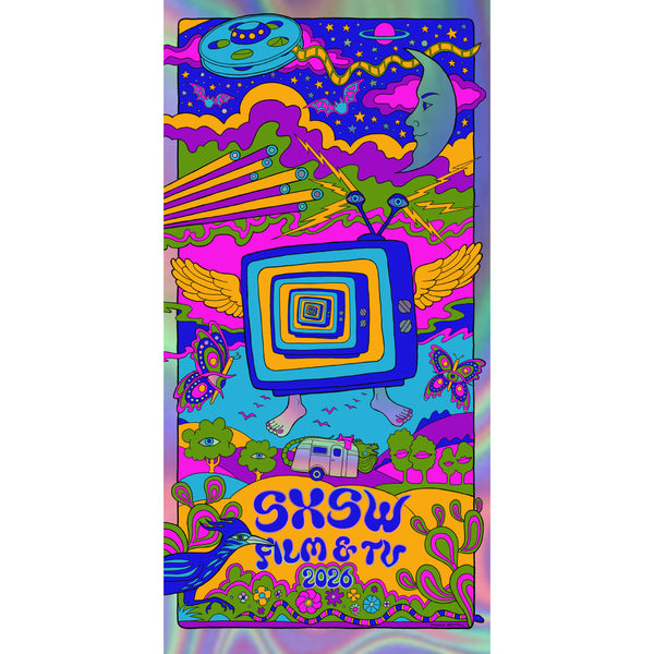 2026 SXSW 40TH ANNIVERSARY FILM & TV POSTER